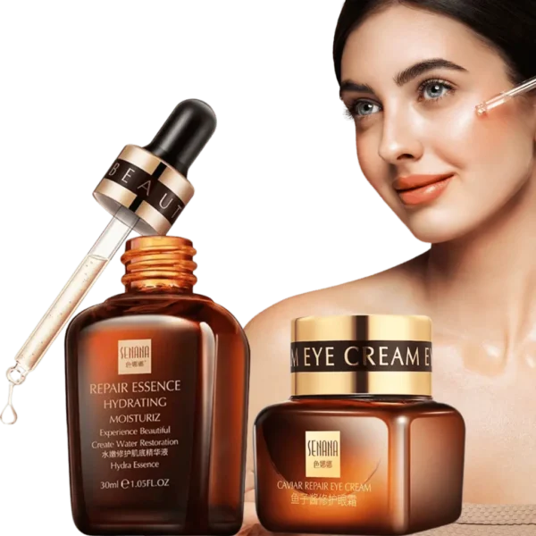 Sérum & Crème Hydratants à l'Acide Hyaluronique